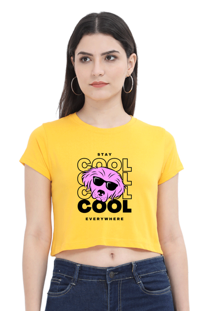 Premium Quality Cool Dog Crop Tops