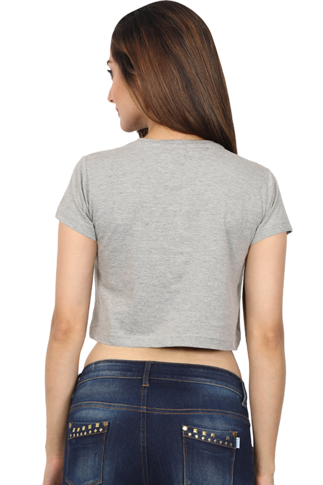 (Black) Premium Quality Chin Tapak Dum Dum Crop Top