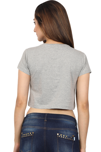 (Black) Premium Quality Chin Tapak Dum Dum Crop Top