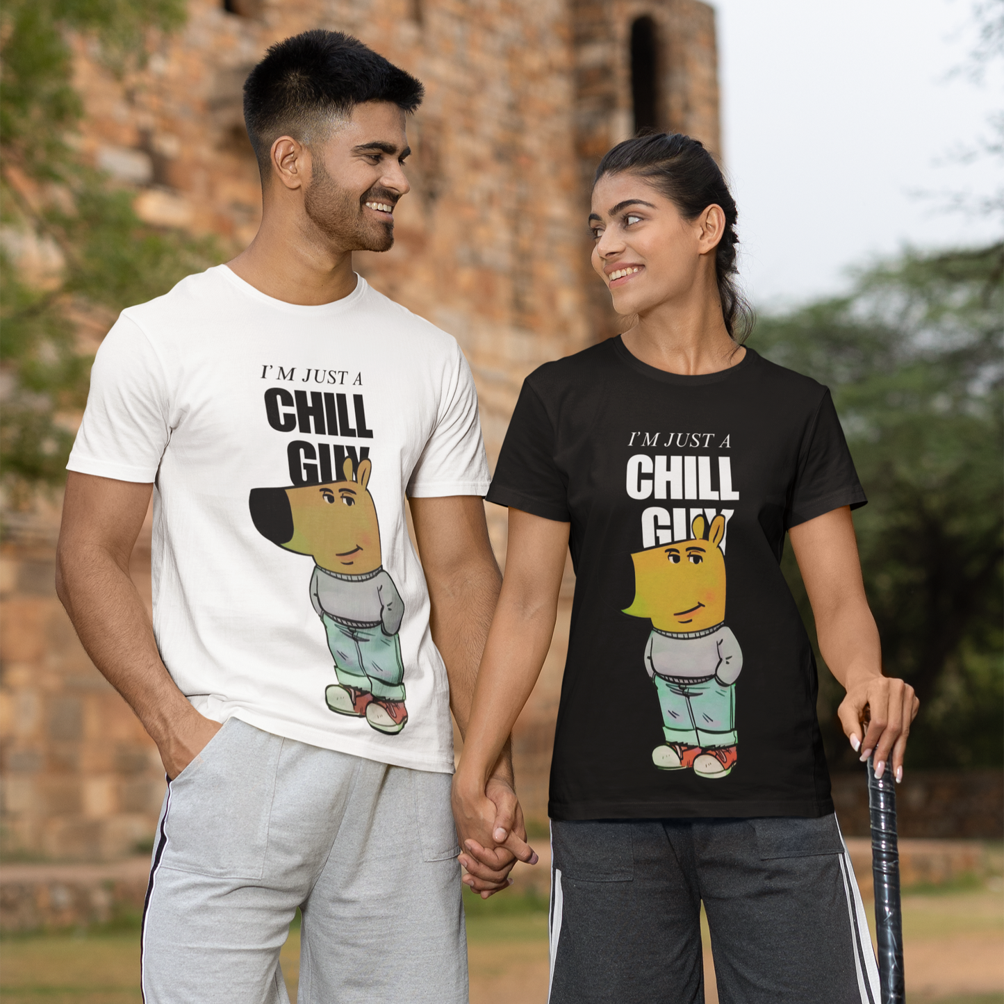 (Black) Premium Quality Chill Guy T-Shirt