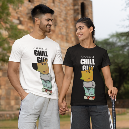 (White) Premium Quality Chill Guy T-Shirt